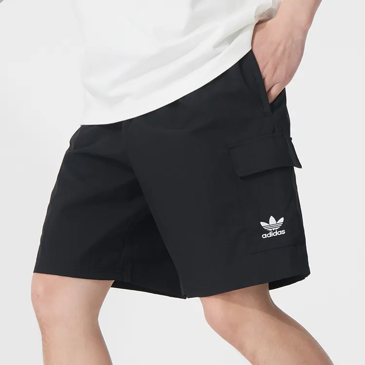 adidas阿迪达斯三叶草男装2025夏季新款运动休闲裤针织短裤JD0406