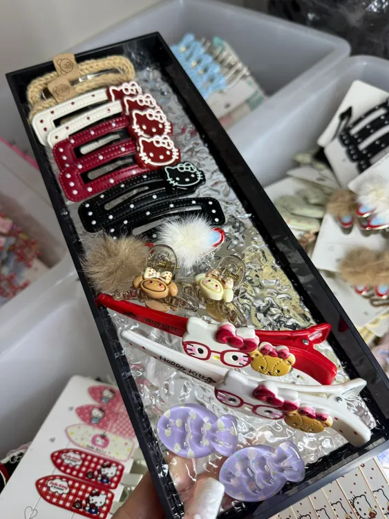 森系边夹BB夹原创设计休闲风发夹时尚发卡抓夹女日韩可爱风卡通风