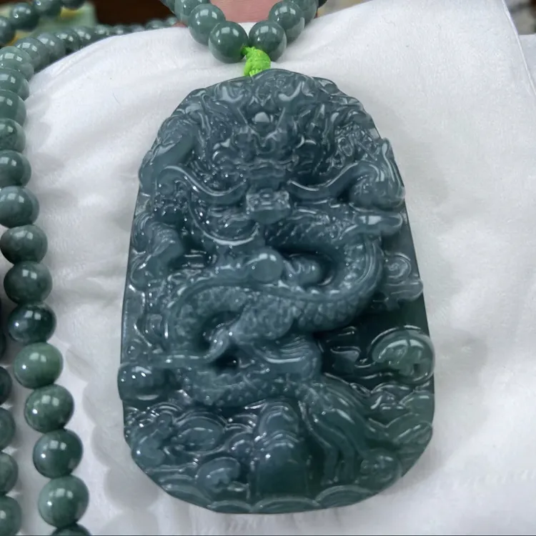 翡翠A货龙腾四海高54宽38厚10.5【超哥宠粉】