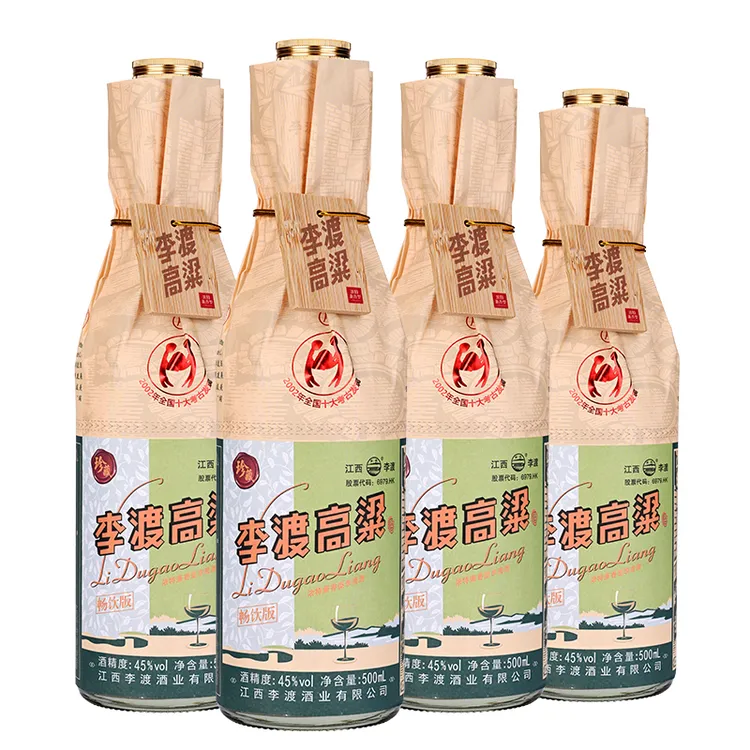 李渡高粱畅饮 浓特兼香型纯粮食自饮送礼陈酿白酒45度500ml
