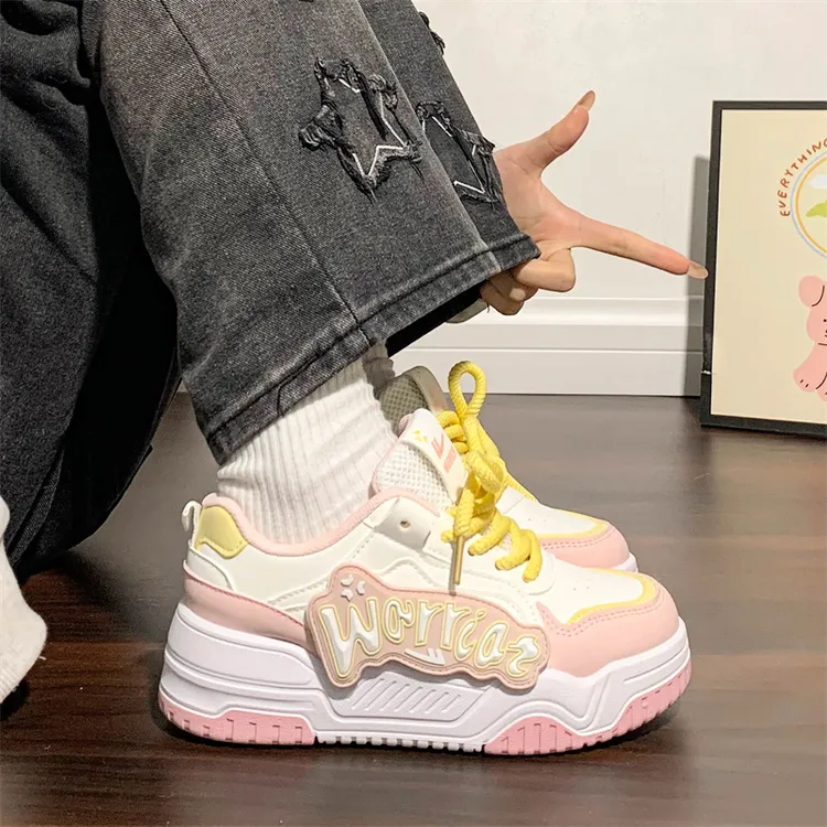 回力女鞋厚底板鞋增高百搭2025春季新款学生甜酷潮鞋运动休闲鞋女