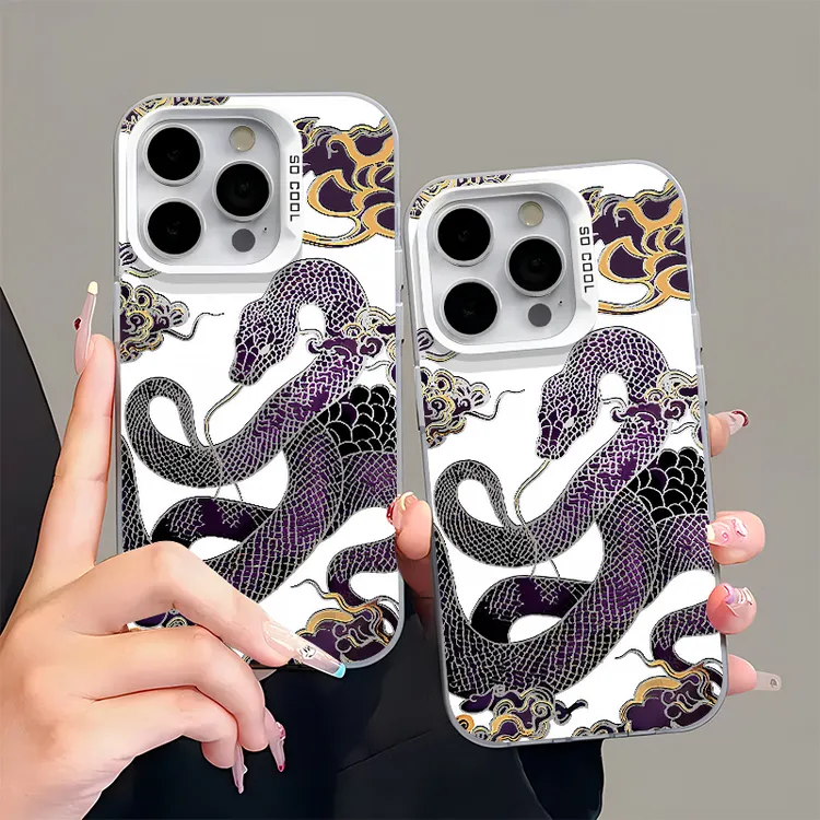 欧克里里2025紫气东来蛇苹果16/15promax手机壳华为oppo小米vivo