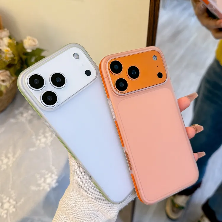 适用苹果17promax手机壳iPhone17冰雾手机壳苹果17air透明磁吸壳