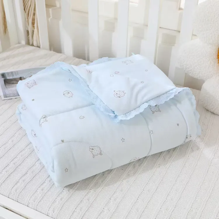 被子夏季儿童夏凉被秋冬幼儿园空调被可机洗夏天单人薄被