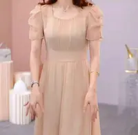 【连衣裙】高档连衣裙设计感时装女装服装2492[XSLF]Q
