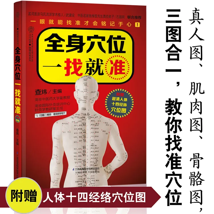 全身穴位一找就准 经络穴位按摩大全书穴位书籍