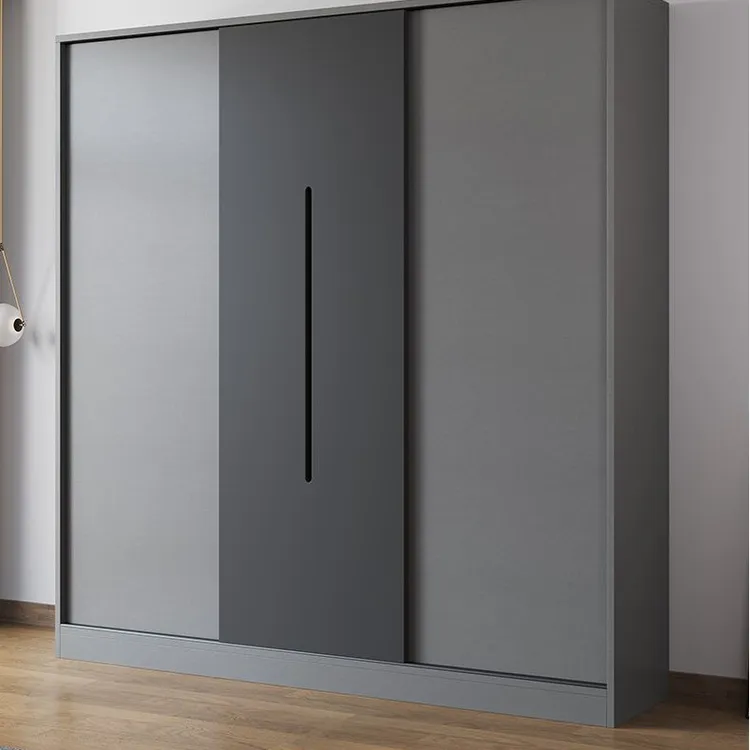新款衣柜家用卧室推拉门现代简约储物收纳柜小户型大衣橱轻奢组装