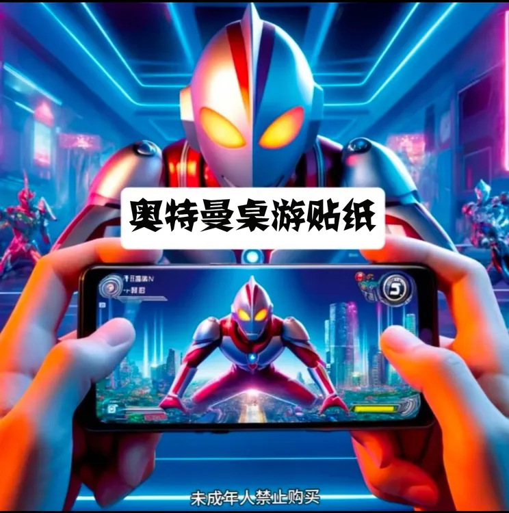 主播同款超人奥特曼贴纸/外卖豪车/桌面通用
