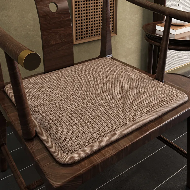 【严选】中式红木圈椅茶台椅子坐垫防滑实木椅家具餐椅茶椅凳子垫