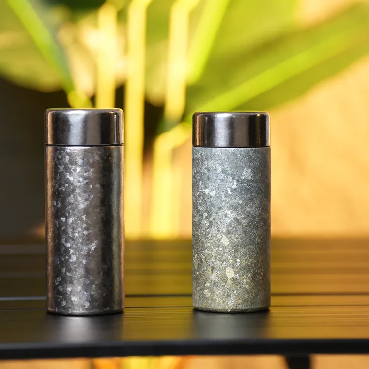 【自营】远山象超容钻石口袋杯保冰保温杯便携高端复古纯钛随身杯