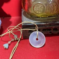 高冰玛瑙平安扣挂坠