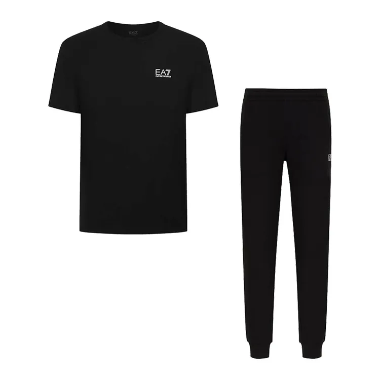 Emporio Armani/安普里奥·阿玛尼套装25休闲简约男士短袖T恤长裤