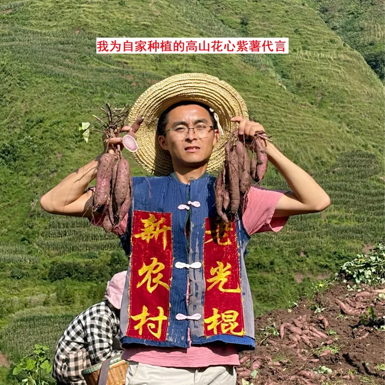 云南高原花心紫薯冰淇淋红薯粉糯香甜番薯地瓜轻食辅食粗粮3斤