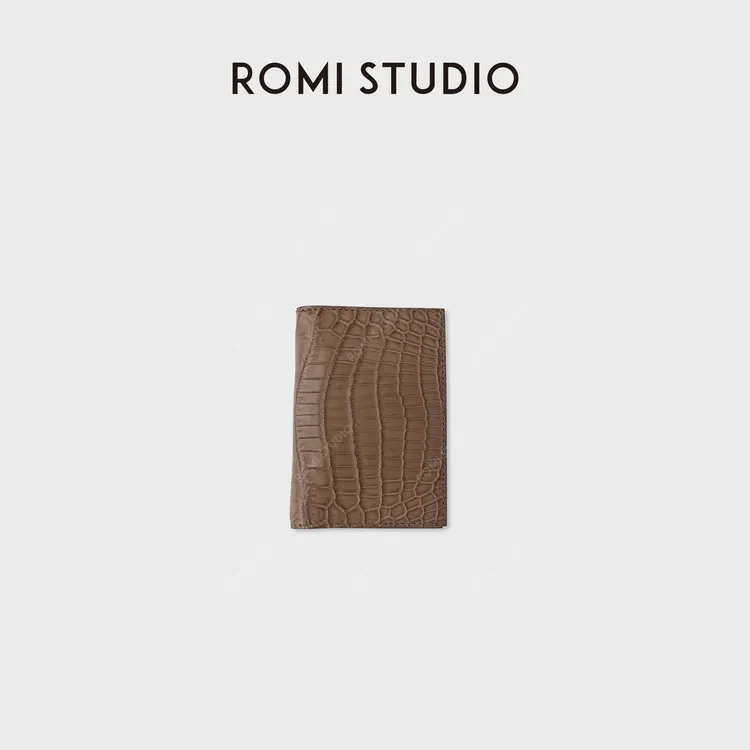 ROMI STUDIO 首饰袋 手工打磨鳄鱼皮便携小卡包钱夹RWCLP37323