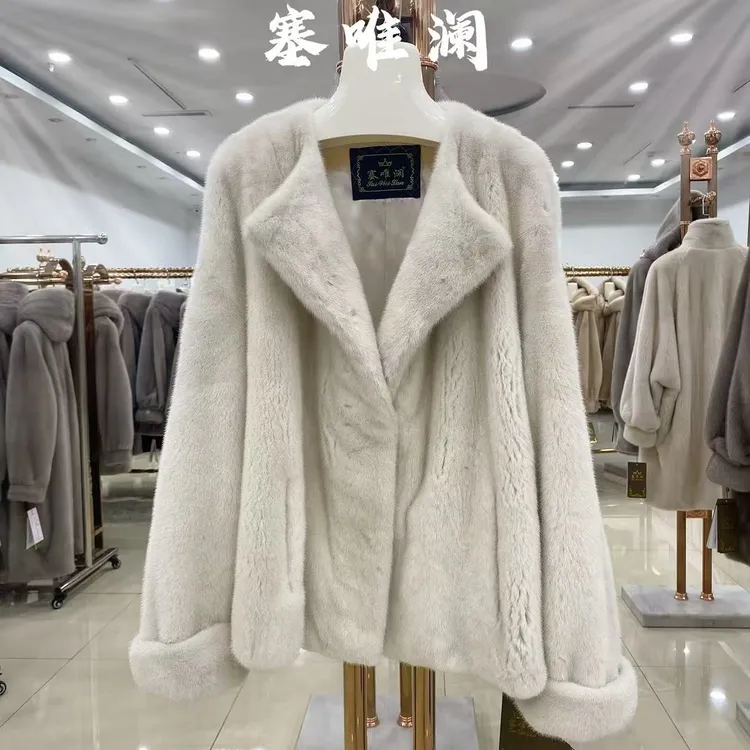 【塞唯澜】8号挽袖圆领外套女款