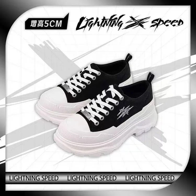 LIGHTNING SPEED巴黎时装周秀款闪电增高德比情侣鞋