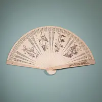 折叠折扇中国风镂空扇男女随身便携 ESCX380