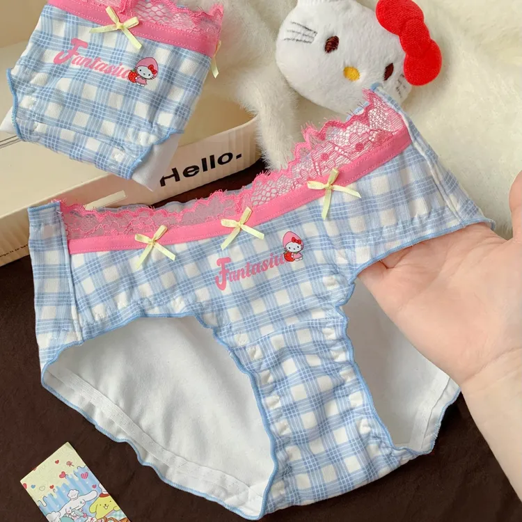 甜莓KT~可爱女生甜美透气棉棉裆内裤女款2026新款舒适女士三角裤