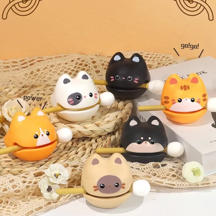 小木鱼敲桌面摆件解压玩具办公室工位装饰情绪稳定创意生日小礼物