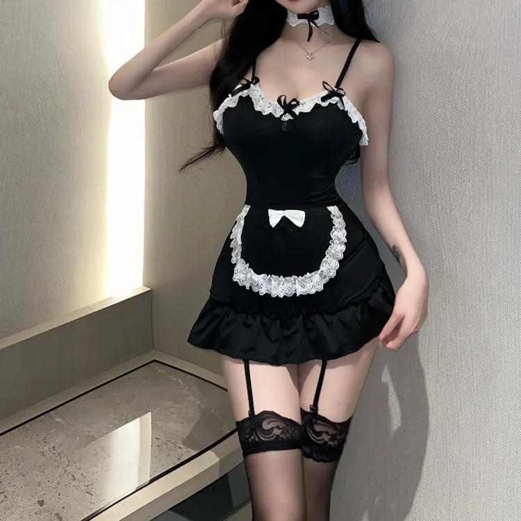 情侣内衣制服蕾丝角色扮演性感女佣套装