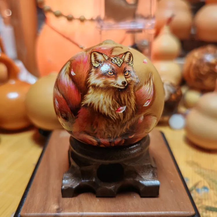 烙画鸡蛋葫芦九尾灵狐