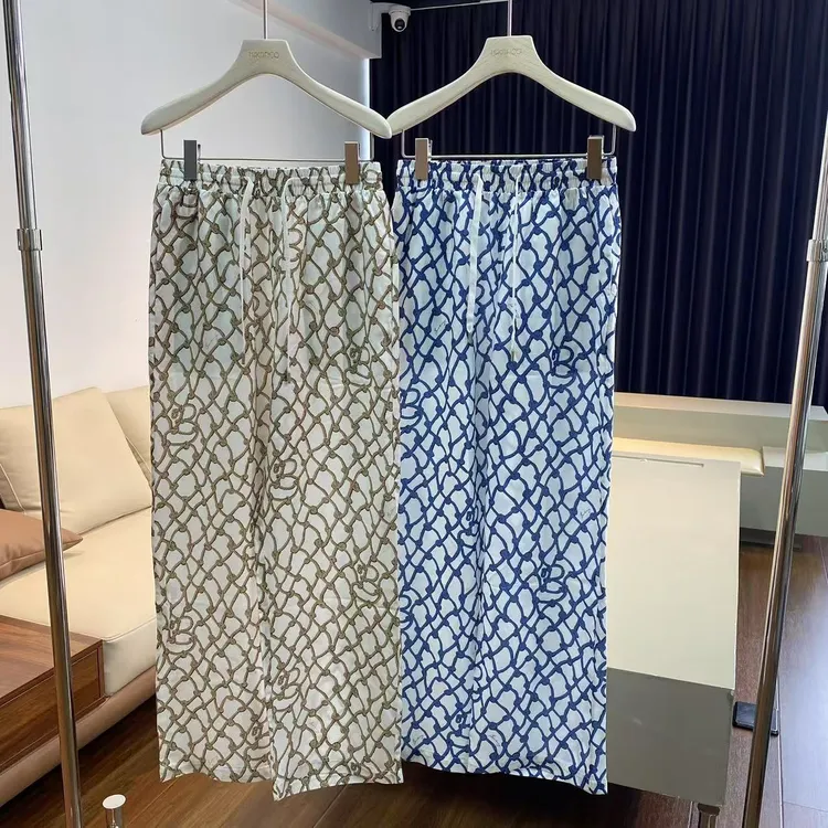 尺码做小走特价 进口面料  双色长裤 K0734