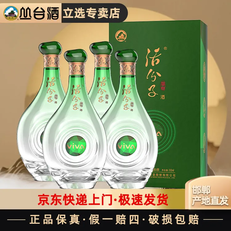 丛台酒活分子VIVA 38度浓香型白酒 纯粮食酒整箱装31-40度500ml