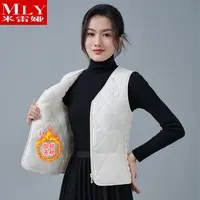2025秋冬新款棉马甲女装贴身保暖内穿加绒加厚中老年马夹背心坎肩