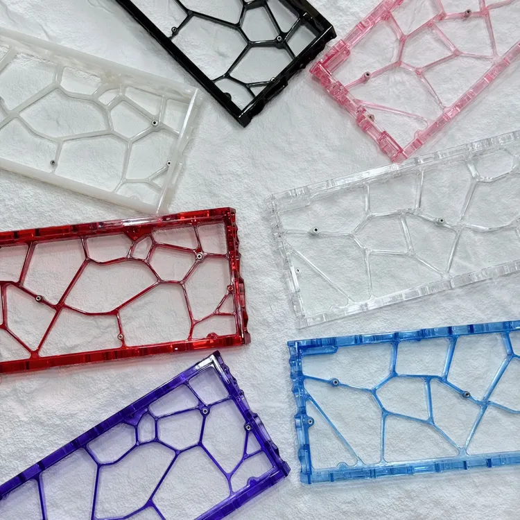 昆仑镂空塑料镂空外壳ww60v2升级PC材质高硬度高透量无气泡类holy