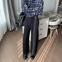 一轩轩轩【月下冬青】秋春抗皱休闲裤男款直筒宽松长裤西裤25330