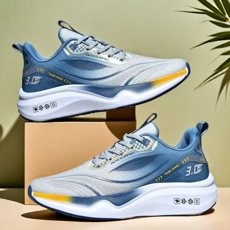 春秋季新款超轻跑鞋运动鞋透气减震软底学生轻便跑步男鞋时尚休闲