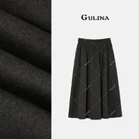 GULINA/娜姐新款高腰显瘦单层半身裙气质百搭韩版88075