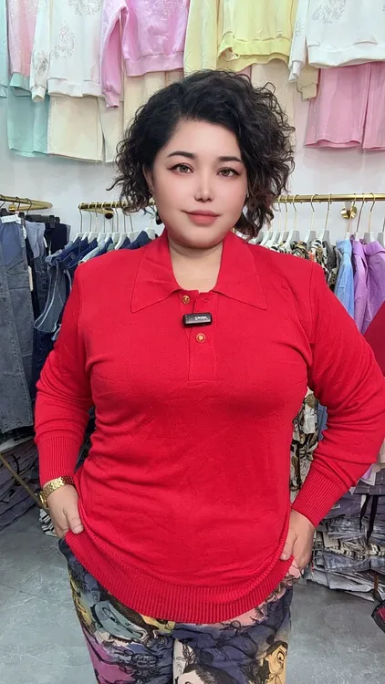 春季纯色商务休闲针织常规Polo衫小衫高领上衣修身