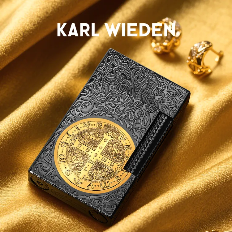 黑金康斯坦丁-KW卡尔威登打火机朗声机高档礼盒送男朋友礼物