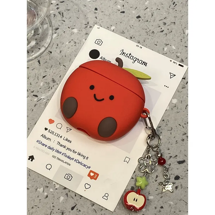可爱jelly苹果公仔Airpods4保护壳三代新款适用苹果蓝牙耳机套软