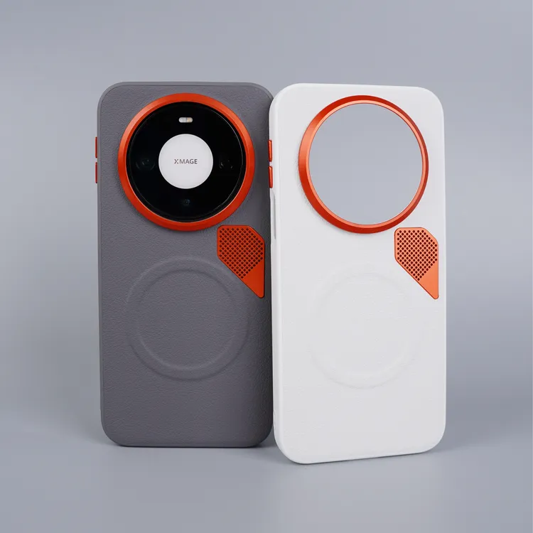 适用于华为mate80promax素皮磁吸全包防摔硅胶软壳散热mate80pro