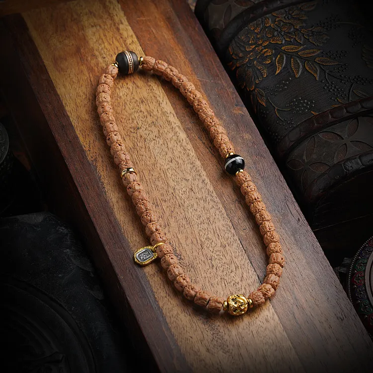 精品佛手小金刚菩提五爪金龙原籽直切三日红念珠手持配饰文玩手串