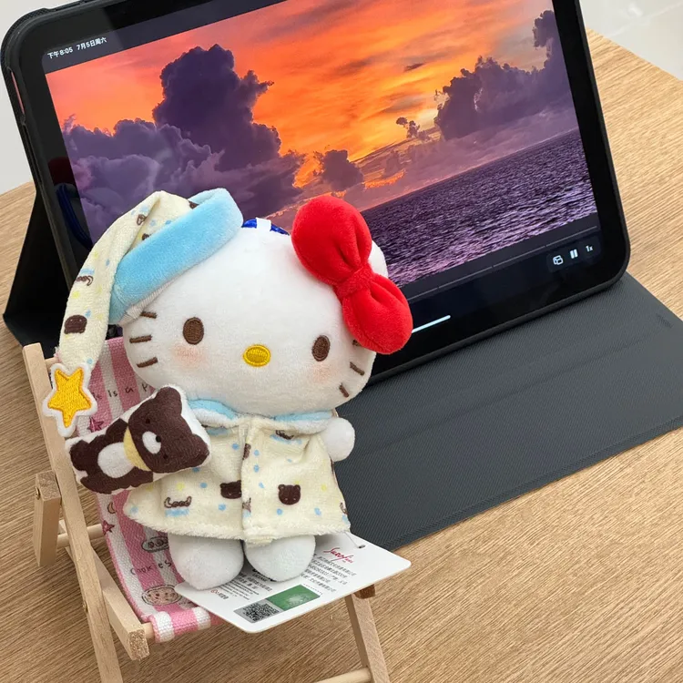 正版hellokitty包挂件可爱玩偶毛绒钥匙扣公仔diy生日礼物