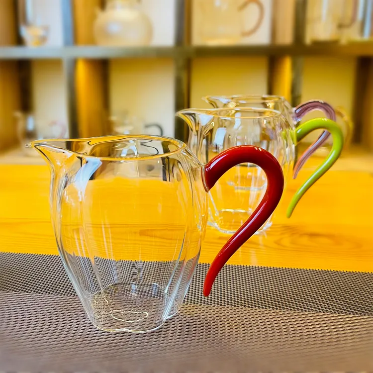 漫佳 海棠公杯 高档手工耐热玻璃茶海分茶器玻璃杯公道杯 ≈350ml