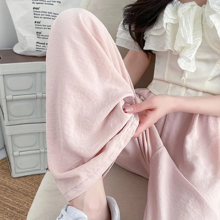 阔腿山本裤女裤2025新款显瘦休闲垂感夏季薄款高腰慵懒感阔腿裤子