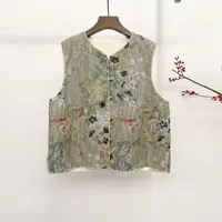 【茵姐推荐】2025早春精致绣花定制款珠片国风马甲3289