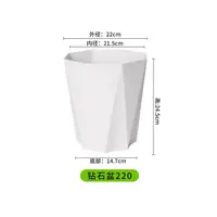 【茶花专用盆】220钻石花盆室内塑料懒人个性绿植大盆