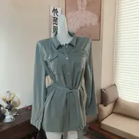 100%天丝莱赛垂感复古上衣外套NO退换