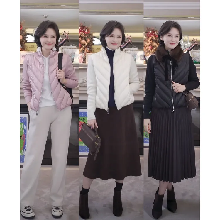 我是摩羯 巴洛克羽绒服 匈牙利95白鹅绒珠光缎面防水防风秋冬外套