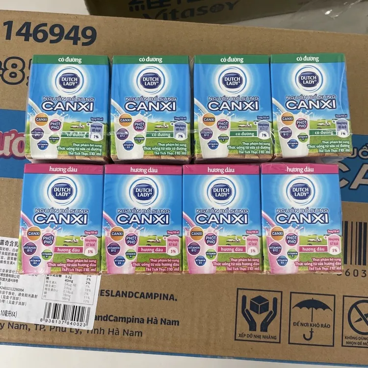 【越南进口】菲仕兰Dutch Lady子母奶草莓味儿童牛奶110ml