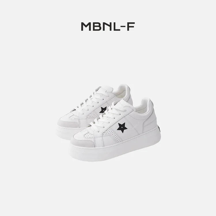 MBNL-F 高丝光牛皮松弛感极简休闲鞋 秦磊XM-XXZ0512