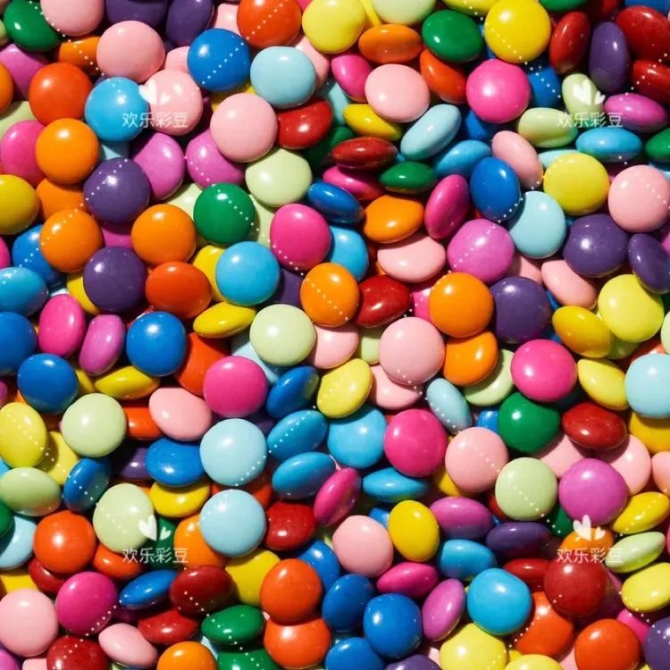 巧克力豆粒糖果墙装饰