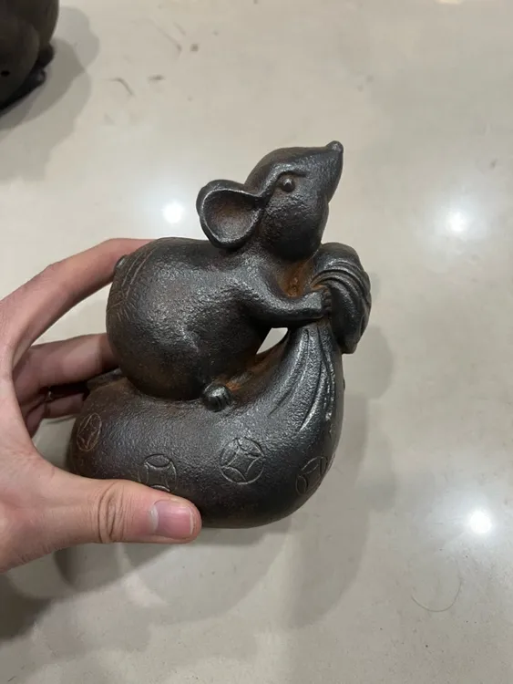 铁艺招财鼠高度13