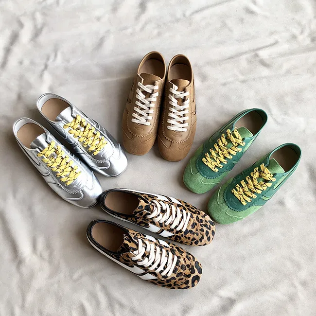 真皮德训鞋方头系带时尚休闲鞋单鞋时尚低帮学生百搭