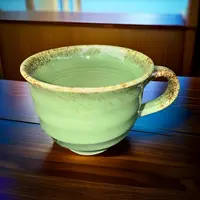 国营陶瓷五厂帝王绿咖啡杯